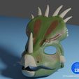 Styracosaurus-Render2.jpg Styracosaurus wearable dino mask with movable jaw