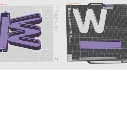 STEP file Linkable 3D letters alphabet ( W ) 🪞 ・3D printable model to ...