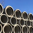 concrete-pipes-stack.jpg Model Railway Concrete Drainage Pipes
