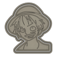 Luffy.png One Piece Luffy Cookie cutter