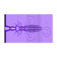 oben.stl Dragonfly larva V3