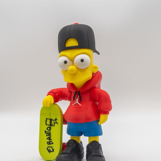 2.jpg 🛹 Bart Simpson Urban Vibes - (Full Multipart / 3MF)