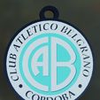 belgrano.jpg key ring of the club atletico belgrano de cordoba