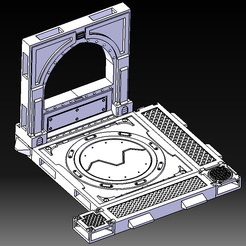 all.png 3D file Boarding Action ZM Mega Modular Tile-Set・3D printing template to download