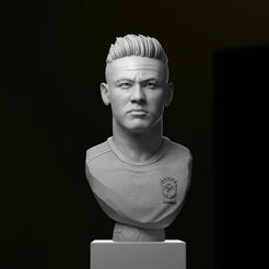 c1.jpg Neymar Bust 3D MODEL