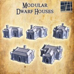 Dwarf-Houses-1-p.jpg Dwarf Houses 28 mm Tabletop Terrain