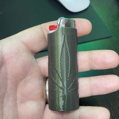 IMG_0725.jpg Archivo STL Funda para mechero de marihuana・Modelo para descargar e imprimir en 3D