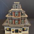 IMG_E2433.jpg HO SCALE SECOND EMPIRE VICTORIAN HOUSE "THE BLOOM HOUSE"