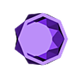 octagon flower.stl Bol et pot de fleurs