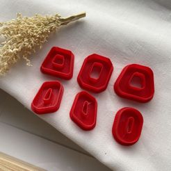 s3.jpg STL-Datei Polymer Clay Cutter Set #3・3D-druckbare Vorlage zum herunterladen