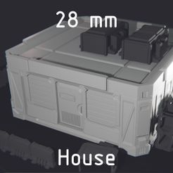 Artstation.jpg Download STL file 28mm House • Object to 3D print, WolfsForge