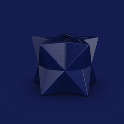 fe9000af-9fba-46b9-b6d8-f10bb8ae6ae2.png 98. Pentagon Star Origami Geometric Planter Pot - V2 - Himiko (Inches)