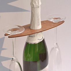 copa.jpg 3D file Glass and wine holder・3D print design to download