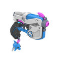 3.png DVa Gun Waveracer Skin - Overwatch - Printable 3d model - STL + CAD bundle - Personal Use