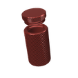 MY COIL 50 FIXED  BEST v0.png Бесплатный STL файл Small Knurled Container・3D-печатная модель для загрузки
