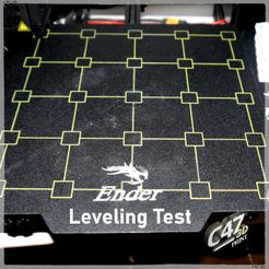 ender-3-leveling-test.jpg Free STL file Ender 3 (235x235) Leveling Test・3D print model to download