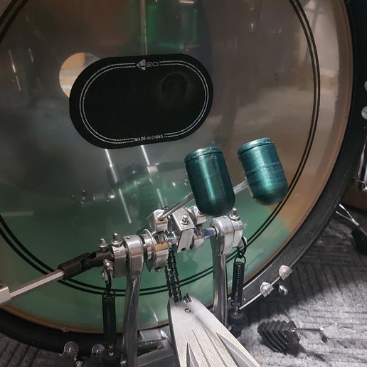 Bullet Style Reversible Kick Drum Beater for 1/4 shafts 3D model