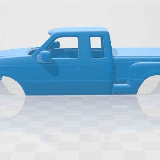 🚙 Ford Ranger Extended Cab FlareSide XLT 1998 – STL Body Truck Only・ 3D ...