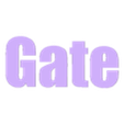 Tool Holder gate font.stl Suporte de ferramentas Airsoft / Suporte de ferramentas RC