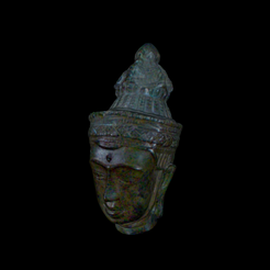 snapshot01.png Antique head of a Buddha from Thailand. 18th century.