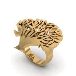 1.jpg 3D file Tree Of Life Ring R 191・3D print design to download