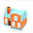 6.jpg HOUSE HOME CHILD CHILDREN'S PRESCHOOL TOY 3D MODEL KIDS TOWN KID TOY Cartoon Building 4