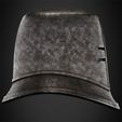 TarkusHelmetLateral2.jpg Dark Souls Black Iron Tarkus Helmet for Cosplay