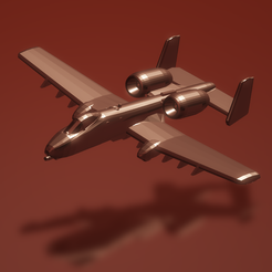 title.png Free STL file Fairchild-Republic A-10C Thunderbolt II・3D printer design to download