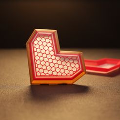 FM1A6622.JPG Бесплатный STL файл Lowpoly Heart Box・План 3D-печати для скачивания