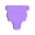 чикагобуллз2.stl Chicago Bulls basketball emblem