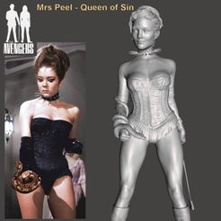 Image1.jpg Fichier STL Mme Peel - La reine du péché - par SPARX・Modèle pour impression 3D à télécharger