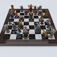 6.jpg Fantasy Chess Set – Mythical Creatures Edition