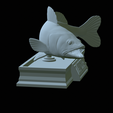 zander-statue-4-mouth-open-32.png fish zander / pikeperch / Sander lucioperca open mouth statue detailed texture for 3d printing
