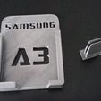 20170115_124401.jpg Free STL file Samsung A3 Car Holder・3D printable object to download