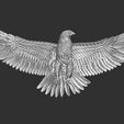 6ZBrush-Document.jpg Eagle open wings - wall relief