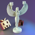 render_26.png Egyptian Isis Statue Goddess Sculpture candleholder