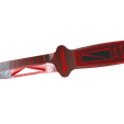 model-51.png Low Poly Stainless Steel Tactical Combat Knife With A Silver Blade And Black Grip
