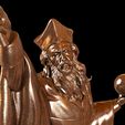 r08.jpg Wizard statue 3D print model