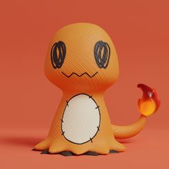 charmander-mimikyu-render.jpg Бесплатный STL файл Покемон - Чармандер Мимикью・3D-печатная модель для загрузки