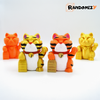 1.png 3D file Maneki Tora (Lucky Tiger)・3D print object to download