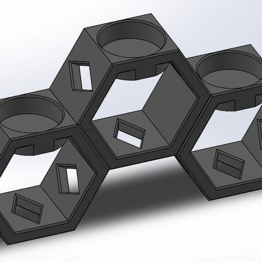 Honeycomb tealight holder