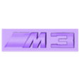 Logo_M3_Low_Poly_OBJ.obj Car Logo // BMW M3