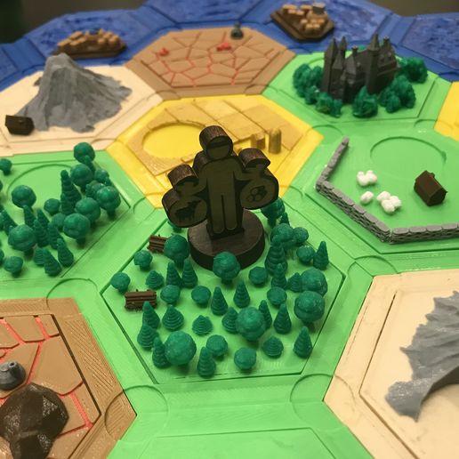 2019-09-04_00.16.28.jpg Complete Catan Tile Set - Single Nozzle, Multi-color Layers