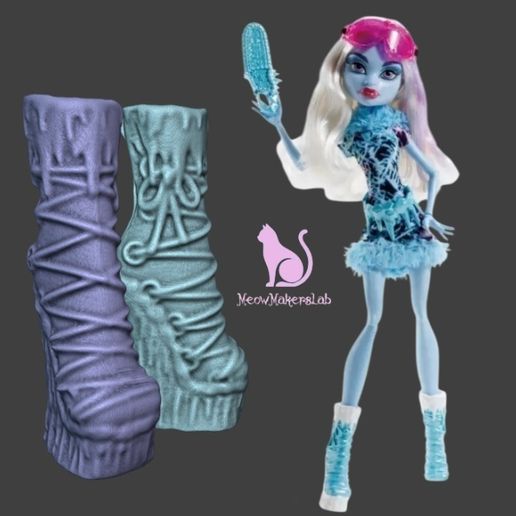 🎨 Abbey Bominable, Art Class, Shoes, Monster 3D File for