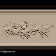 005.jpg Race Horse wood carving file stl OBJ and ZTL for CNC