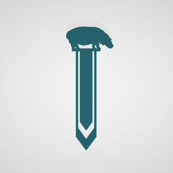 Captura.png BOOKMARK / MARCAPÁGINAS / MARQUE-PAGE / HIPPO / HIPOPÓTAMO / HIPPO