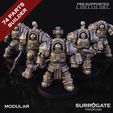 enforcers01.jpg Silver Paladins Knights Enforcers, Surrogate Miniatures December 2023 Modular Unit Release