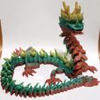 Flexi Print-in-Place Imperial Dragon with 3MF Included!
