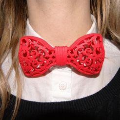 Bow-Tie-3D-Printing-Materialise-Cults.jpg Free STL file Fancy Bow Tie Version 2.0・3D printer design to download