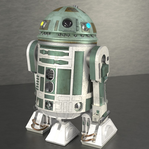 🤖 R9V1 Droid・Free 3D File for ・Cults